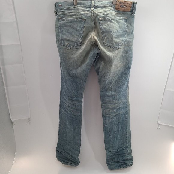 Women's Diesel Myguy Relaxed Boyfriend Distressed Destroyed Jeans Sz W32 L 34 - Picture 2 of 10